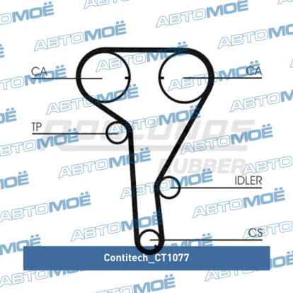 Ремень ГРМ CT1077 Contitech (фото №1)