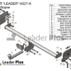 Фаркоп Hyundai Creta 2016- H227A Leader Plus (мини-фото №4)