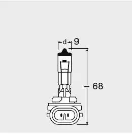 Лампа H27 (загнутый цоколь) 881 Osram (фото №2)