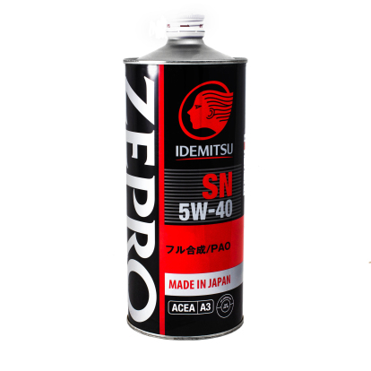 Масло моторное Idemitsu zepro racing PAO SN 5W-40 1л 3585001 Idemitsu (фото №2)