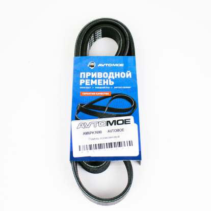 Ремень поликлиновый AM6PK1690 AVTOMOE (фото №1)
