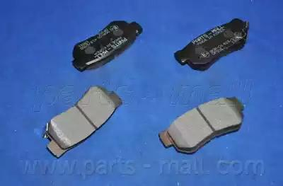 Колодки задние (диск) PKAE09 Parts Mall (фото №3)