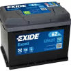 Аккумуляторная батарея 62Ah 540A 242/175/190 о.п., ев. кл. EB620 Exide (мини-фото №1)